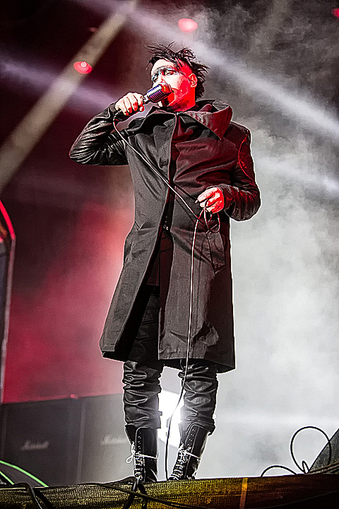 Marilyn Manson @ Rock Am Ring 2015, foto 37, foto's door Edwin Houdevelt - FrontView Magazine