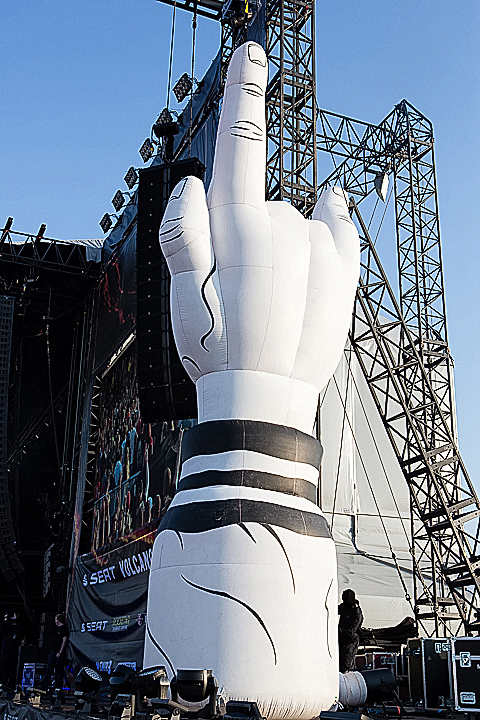 Kraftklub @ Rock Am Ring 2015, foto 1, foto's door FrontView Magazine