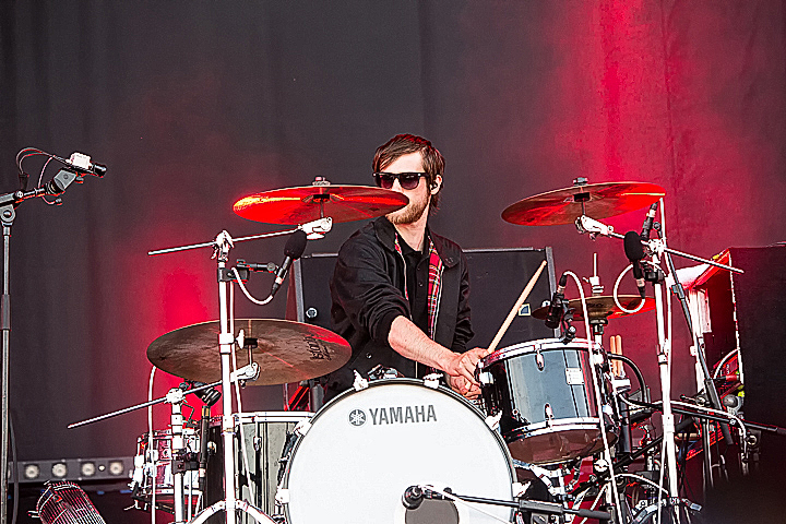 Kraftklub @ Rock Am Ring 2015, foto 14, foto's door FrontView Magazine