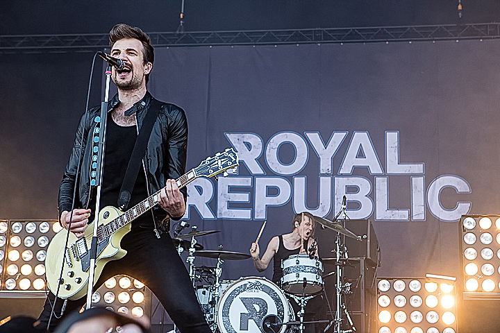 Royal Republic @ Rock Am Ring 2015, foto 20, foto's door Edwin Houdevelt - FrontView Magazine