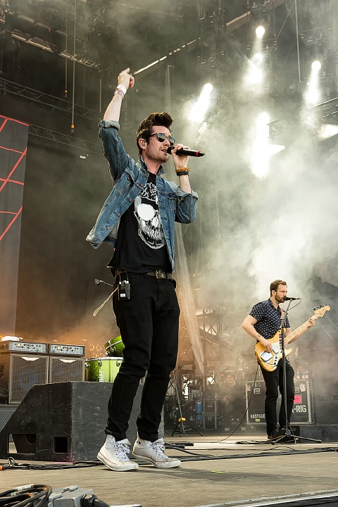 Bastille @ Rock Am Ring 2015, foto 2, foto's door Edwin Houdevelt - FrontView Magazine
