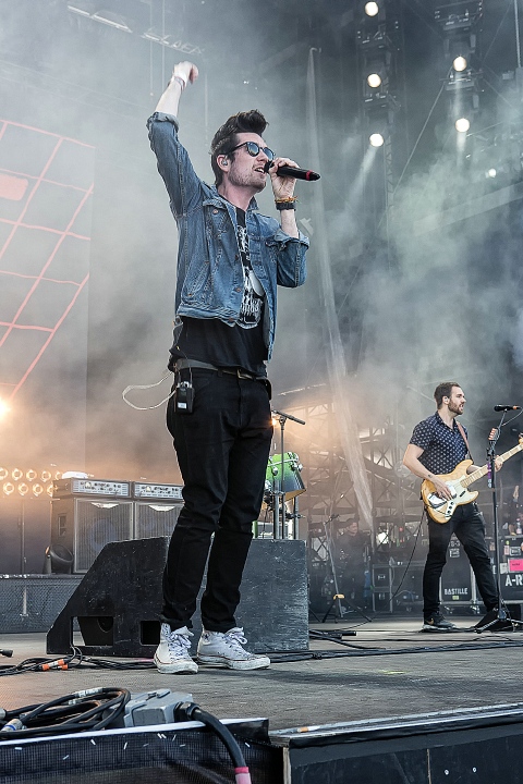 Bastille @ Rock Am Ring 2015, foto 7, foto's door Edwin Houdevelt - FrontView Magazine