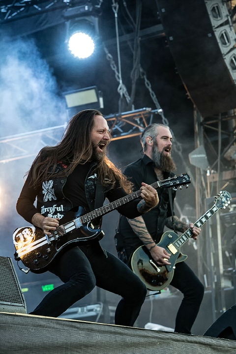 In Flames @ Rock Am Ring 2015, foto 10, foto's door Edwin Houdevelt - FrontView Magazine