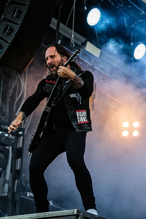 In Flames @ Rock Am Ring 2015, foto 12, foto's door Edwin Houdevelt - FrontView Magazine