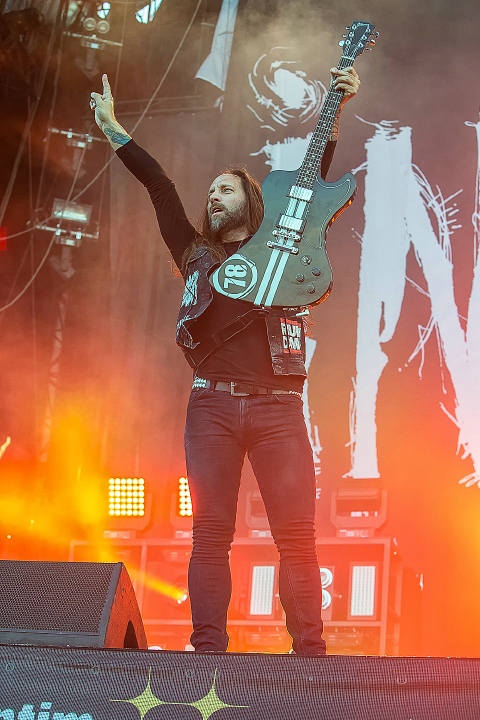 In Flames @ Rock Am Ring 2015, foto 42, foto's door Edwin Houdevelt - FrontView Magazine