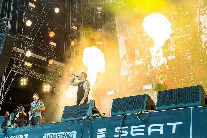 Parkway Drive @ Rock Am Ring 2015, foto 2, foto's door Edwin Houdevelt - FrontView Magazine
