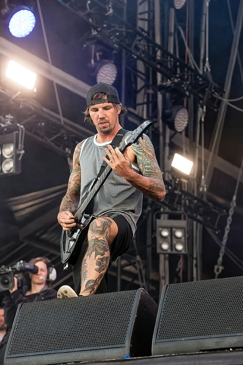 Parkway Drive @ Rock Am Ring 2015, foto 9, foto's door Edwin Houdevelt - FrontView Magazine