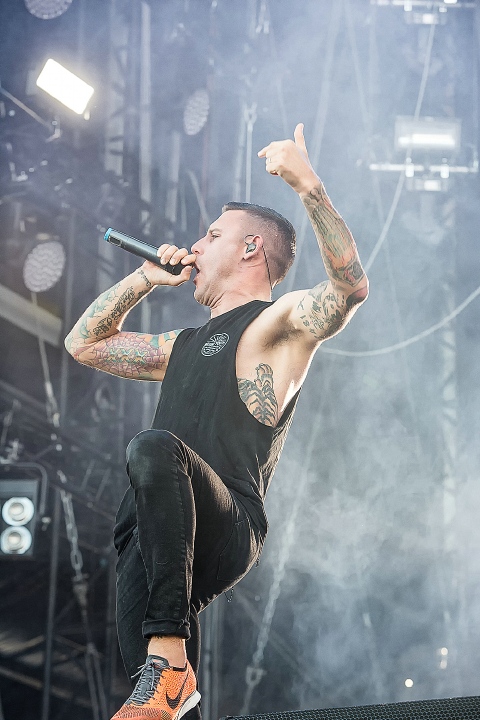 Parkway Drive @ Rock Am Ring 2015, foto 16, foto's door Edwin Houdevelt - FrontView Magazine