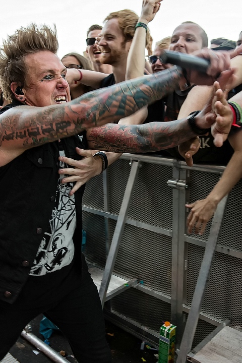 Papa Roach @ Rock Am Ring 2015, foto 54, foto's door Edwin Houdevelt - FrontView Magazine