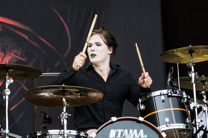 Deathstars @ NOVA ROCK 2015, picture 2, photographed by Dorien Goetschalckx - FrontView Magazine
