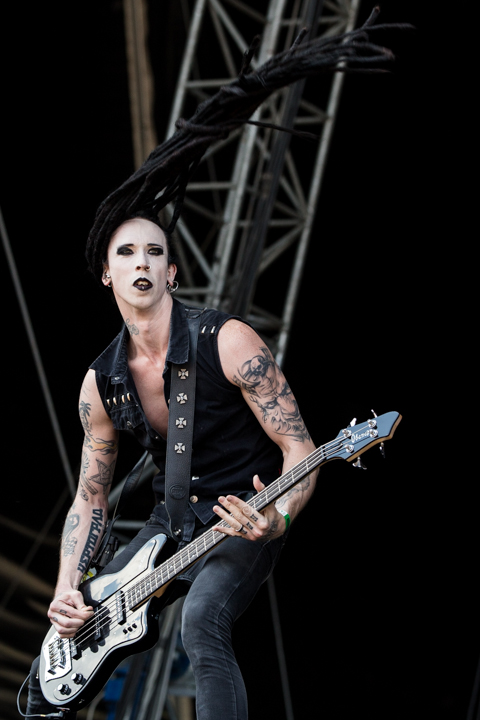 Deathstars @ NOVA ROCK 2015, picture 5, photographed by Dorien Goetschalckx - FrontView Magazine