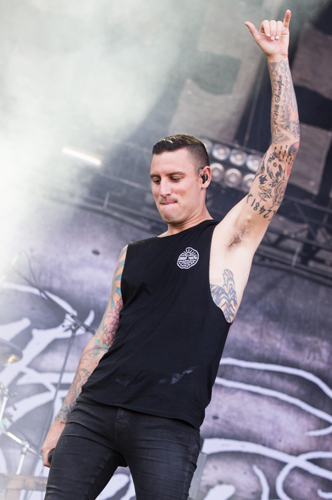 Parkway Drive @ NOVA ROCK 2015, picture 3, photographed by Dorien Goetschalckx - FrontView Magazine