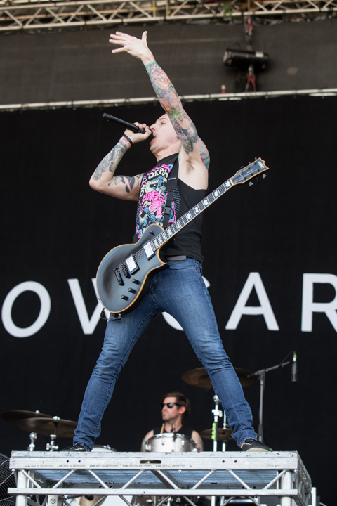 Yellowcard @ NOVA ROCK 2015, foto 3, foto's door Dorien Goetschalckx - FrontView Magazine