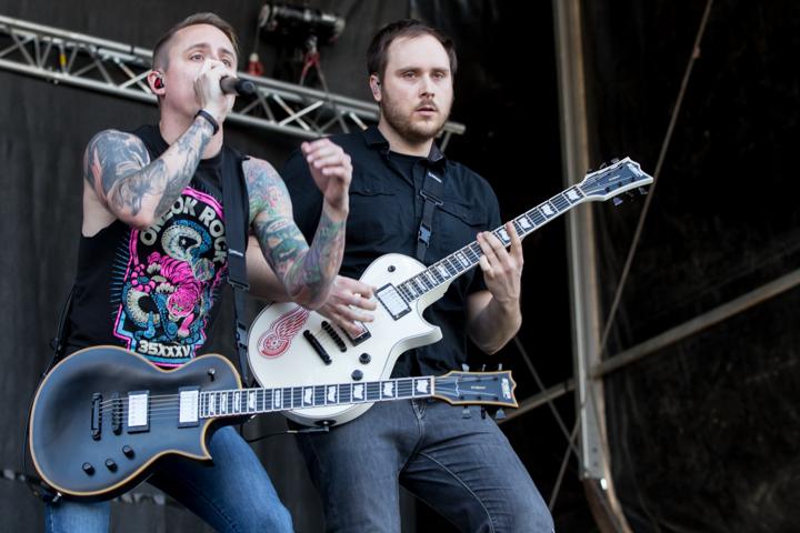 Yellowcard @ NOVA ROCK 2015, foto 8, foto's door Dorien Goetschalckx - FrontView Magazine