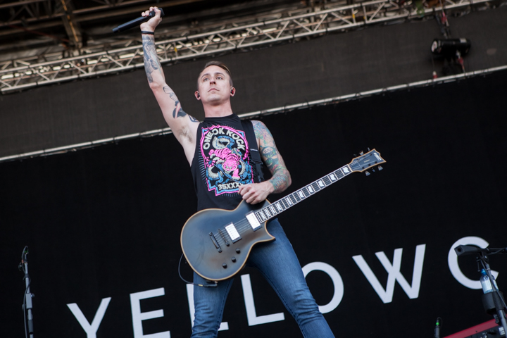 Yellowcard @ NOVA ROCK 2015, foto 10, foto's door Dorien Goetschalckx - FrontView Magazine
