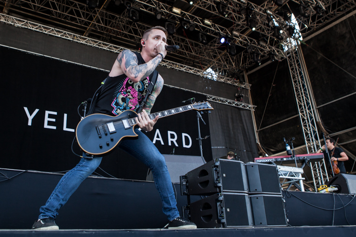 Yellowcard @ NOVA ROCK 2015, foto 13, foto's door Dorien Goetschalckx - FrontView Magazine