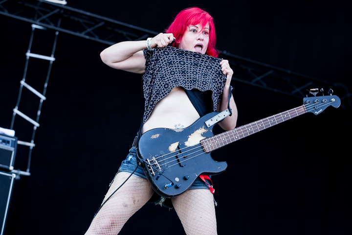 L7 @ NOVA ROCK 2015, foto 5, foto's door Dorien Goetschalckx - FrontView Magazine