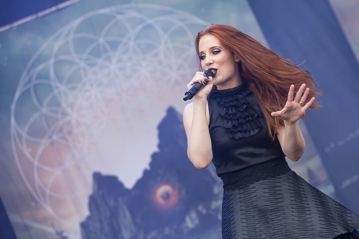 Epica @ NOVA ROCK 2015, foto 13, foto's door Dorien Goetschalckx - FrontView Magazine