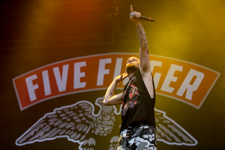 Five Finger Death Punch @ NOVA ROCK 2015, picture 19, photographed by Dorien Goetschalckx - FrontView Magazine