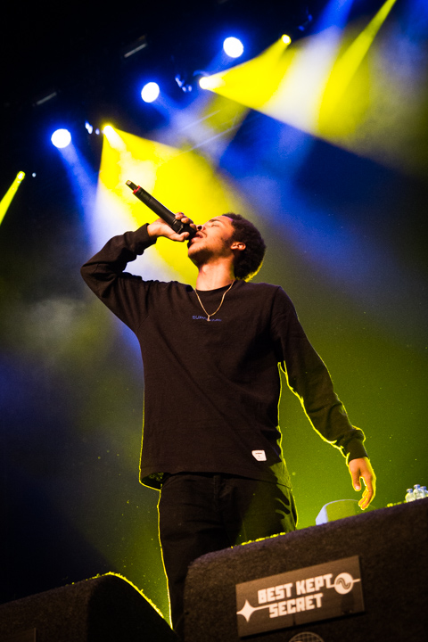Earl Sweatshirt @ Best Kept Secret Festival 2015 - Dag 1, picture 5, photographed by Tom Stessens - FrontView Magazine