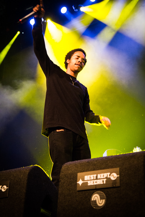 Earl Sweatshirt @ Best Kept Secret Festival 2015 - Dag 1, picture 12, photographed by Tom Stessens - FrontView Magazine