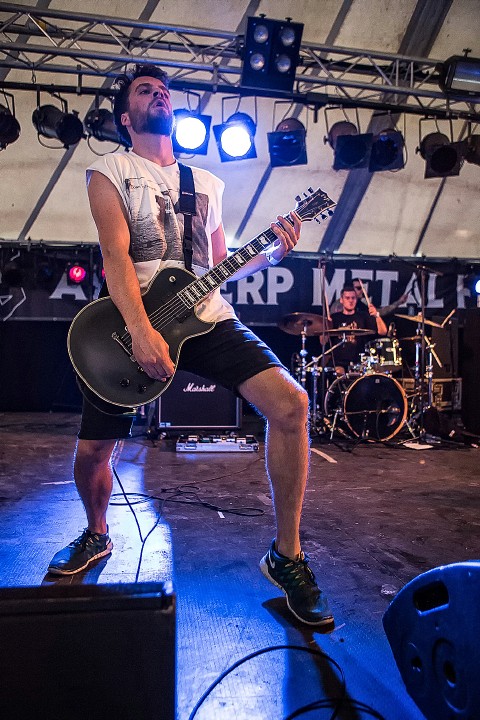 Coldburn @ Antwerp Metal Fest 2015, foto 3, foto's door Edwin Houdevelt - FrontView Magazine