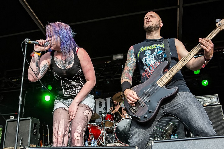 Bliksem @ Antwerp Metal Fest 2015, foto 1, foto's door Edwin Houdevelt - FrontView Magazine