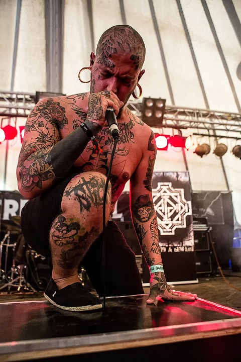 Knives to a gunfight @ Antwerp Metal Fest 2015, foto 2, foto's door Edwin Houdevelt - FrontView Magazine