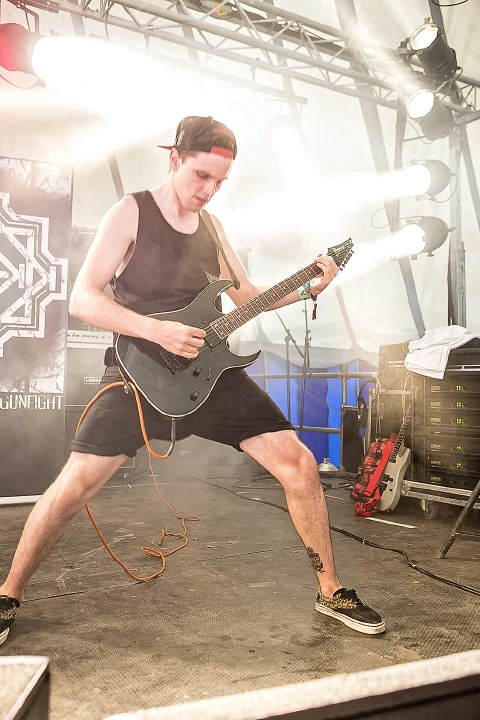Knives to a gunfight @ Antwerp Metal Fest 2015, foto 4, foto's door Edwin Houdevelt - FrontView Magazine