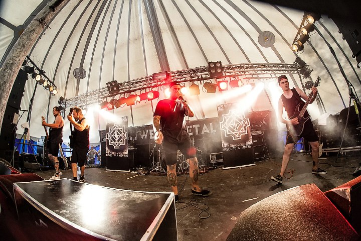 Knives to a gunfight @ Antwerp Metal Fest 2015, foto 12, foto's door Edwin Houdevelt - FrontView Magazine