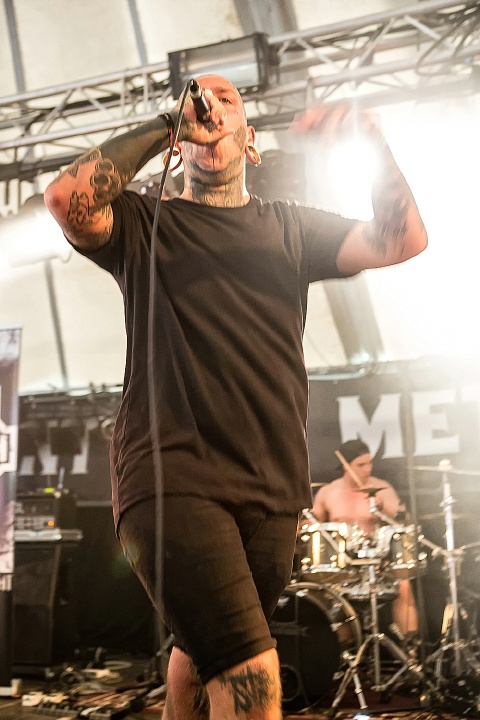 Knives to a gunfight @ Antwerp Metal Fest 2015, foto 13, foto's door Edwin Houdevelt - FrontView Magazine