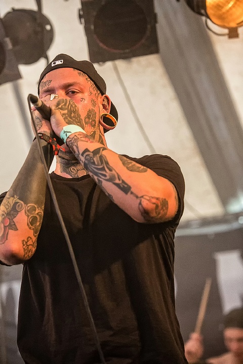 Knives to a gunfight @ Antwerp Metal Fest 2015, foto 16, foto's door Edwin Houdevelt - FrontView Magazine