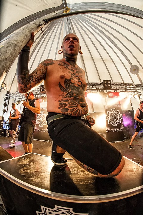 Knives to a gunfight @ Antwerp Metal Fest 2015, foto 19, foto's door Edwin Houdevelt - FrontView Magazine