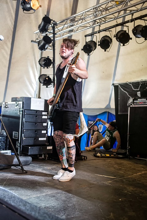 Knives to a gunfight @ Antwerp Metal Fest 2015, foto 20, foto's door Edwin Houdevelt - FrontView Magazine