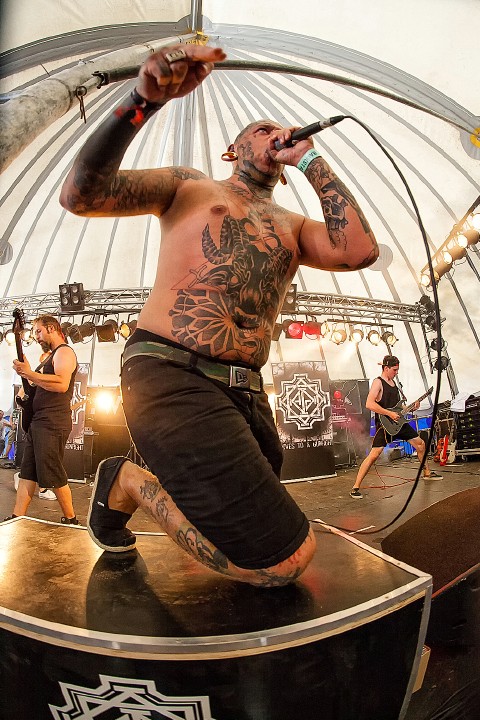 Knives to a gunfight @ Antwerp Metal Fest 2015, foto 21, foto's door Edwin Houdevelt - FrontView Magazine