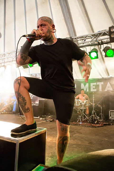 Knives to a gunfight @ Antwerp Metal Fest 2015, foto 22, foto's door Edwin Houdevelt - FrontView Magazine