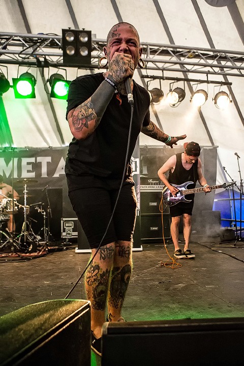 Knives to a gunfight @ Antwerp Metal Fest 2015, foto 23, foto's door Edwin Houdevelt - FrontView Magazine