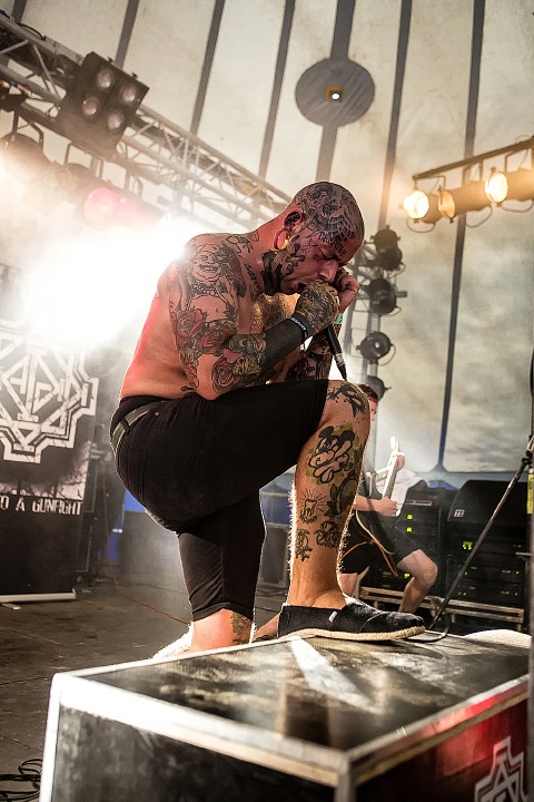 Knives to a gunfight @ Antwerp Metal Fest 2015, foto 28, foto's door Edwin Houdevelt - FrontView Magazine