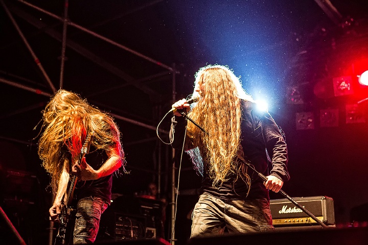 Obituary @ Antwerp Metal Fest 2015, foto 2, foto's door Edwin Houdevelt - FrontView Magazine