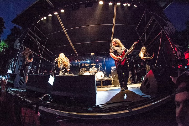 Obituary @ Antwerp Metal Fest 2015, foto 26, foto's door Edwin Houdevelt - FrontView Magazine