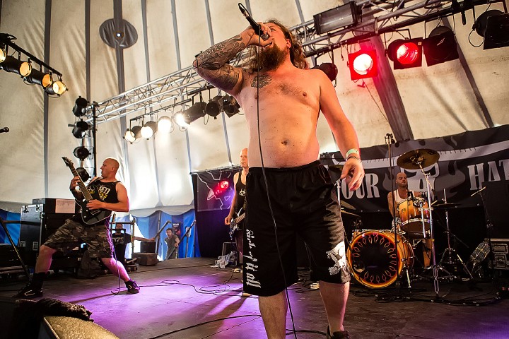 Our Hate @ Antwerp Metal Fest 2015, foto 2, foto's door Edwin Houdevelt - FrontView Magazine