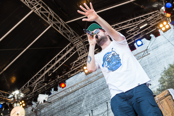 Antilopen Gang @ Vainstream Rockfest 2015, picture 1, photographed by Dorien Goetschalckx - FrontView Magazine