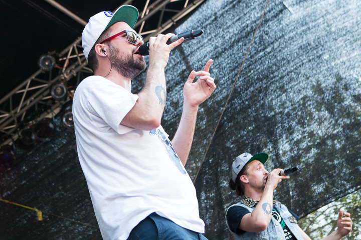 Antilopen Gang @ Vainstream Rockfest 2015, picture 4, photographed by Dorien Goetschalckx - FrontView Magazine