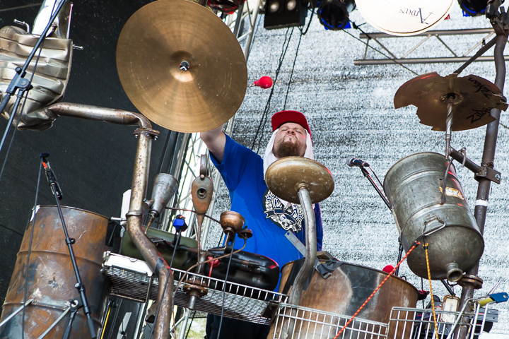 Antilopen Gang @ Vainstream Rockfest 2015, picture 7, photographed by Dorien Goetschalckx - FrontView Magazine