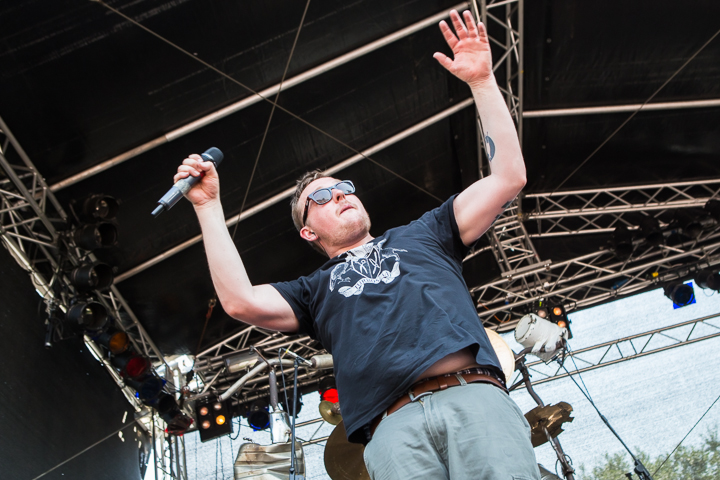 Antilopen Gang @ Vainstream Rockfest 2015, picture 9, photographed by Dorien Goetschalckx - FrontView Magazine