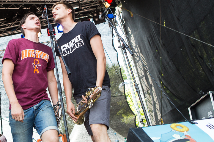 Feine Sahne Fischfilet @ Vainstream Rockfest 2015, picture 2, photographed by Dorien Goetschalckx - FrontView Magazine