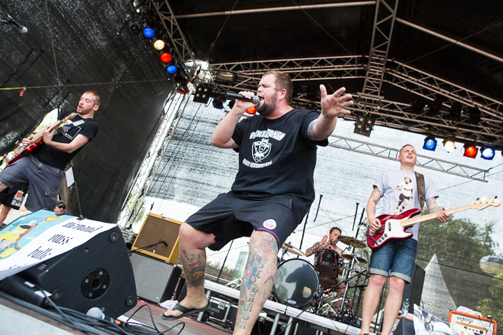 Feine Sahne Fischfilet @ Vainstream Rockfest 2015, picture 4, photographed by Dorien Goetschalckx - FrontView Magazine