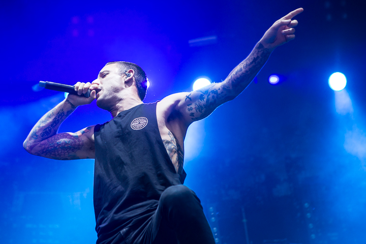 Parkway Drive @ Vainstream Rockfest 2015, foto 9, foto's door Dorien Goetschalckx - FrontView Magazine