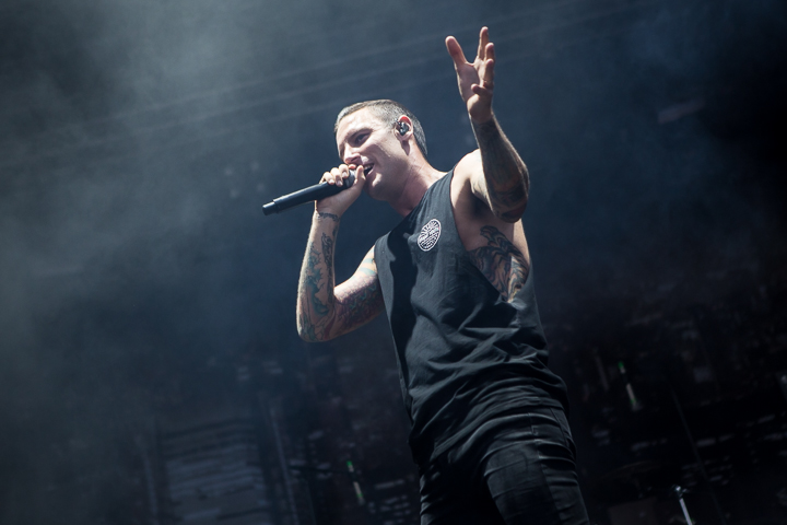 Parkway Drive @ Vainstream Rockfest 2015, foto 11, foto's door Dorien Goetschalckx - FrontView Magazine