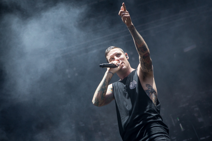 Parkway Drive @ Vainstream Rockfest 2015, foto 13, foto's door Dorien Goetschalckx - FrontView Magazine